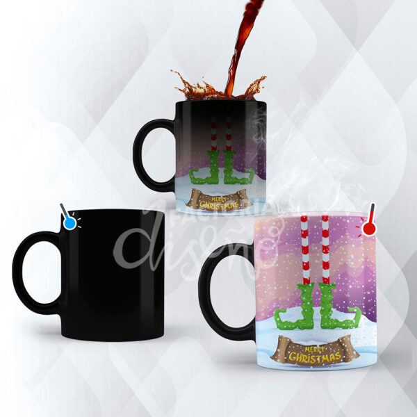 taza navidad elfo, taza navidad duende, taza mágica navidad, tazas personalizadas puebla, tazas sublimadas puebla, tazas office depot, tazas de navidad personalizadas