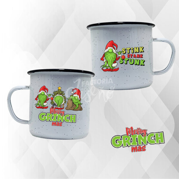 Tazas navideñas, tazas navideñas grinch. pocillos de peltre personalizados, pocillos de peltre sublimados, tazas mágicas personalizadas, tazas mágicas navideñas