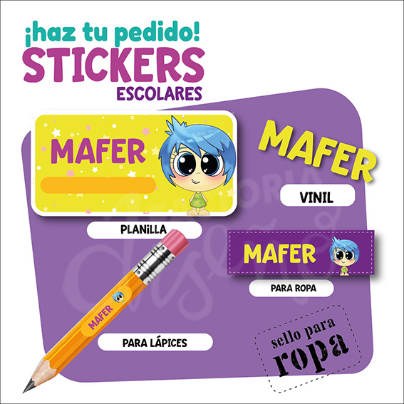 etiquetas escolares, sticker para libretas, etiquetas para útiles, sticker para ropa, etiquetas para tupper, sticker para toper, etiquetas personalizadas puebla